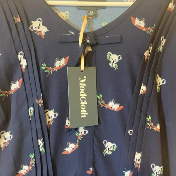 Koala Print Dress - Picture 2 of 2